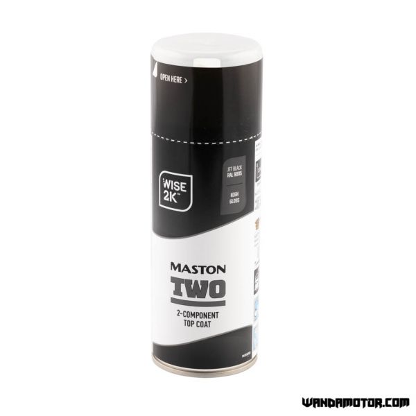 Spray paint Maston 2K Two jet black 400 ml-1