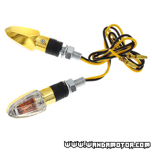 Micro blinker pair gold