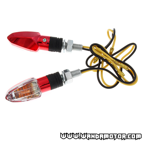 Micro blinker pair red