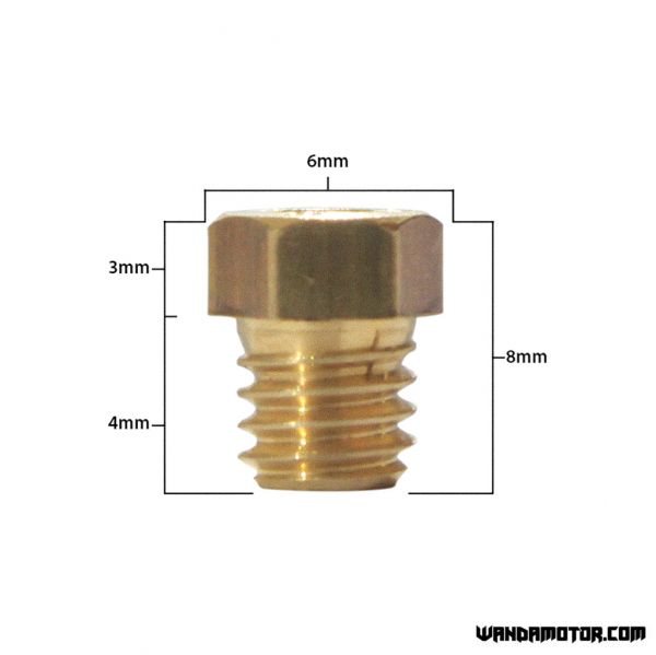 Jet Mikuni Hex Head small 100-2