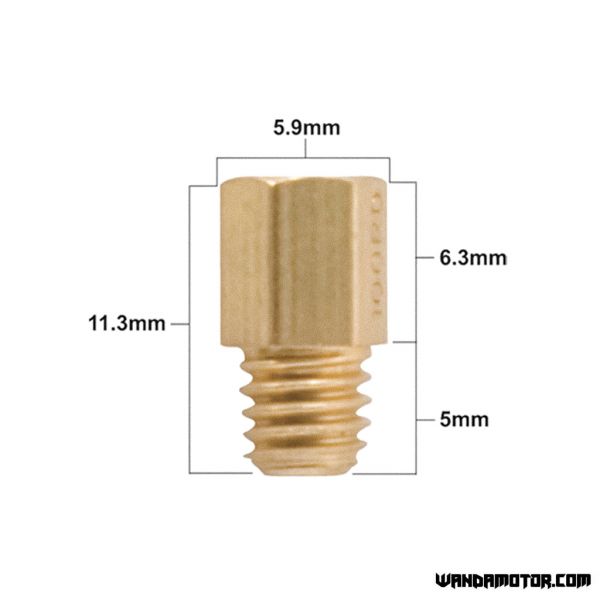 Jet Mikuni Hex Head 350-2