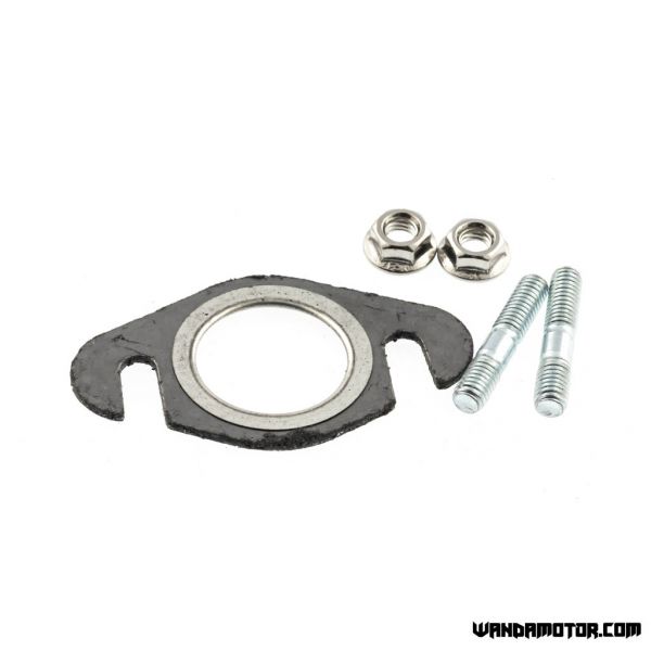 Exhaust gasket Minarelli 2T horizontal + bolts