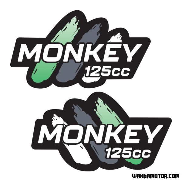 Fuel tank stickers Monkey [Monkey 125cc] black-green-1