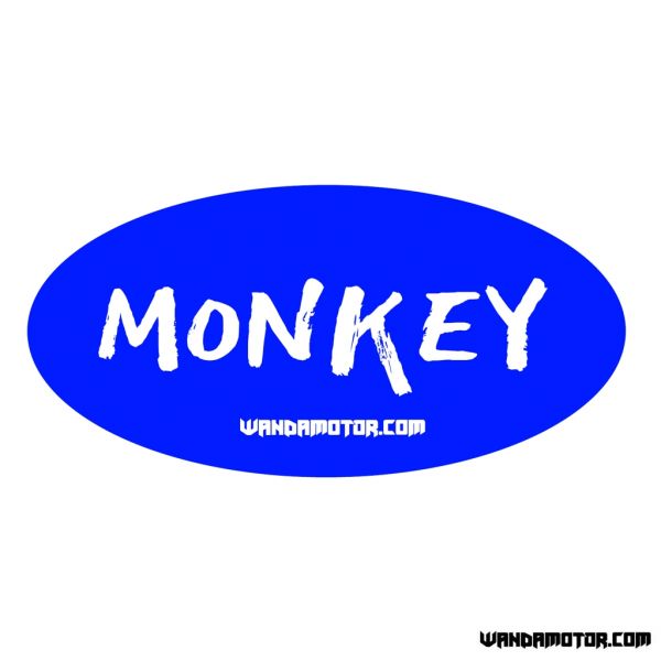 Sivuposken tarra Monkey #12