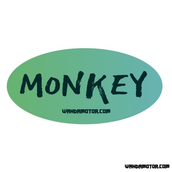Sivuposken tarra Monkey #13