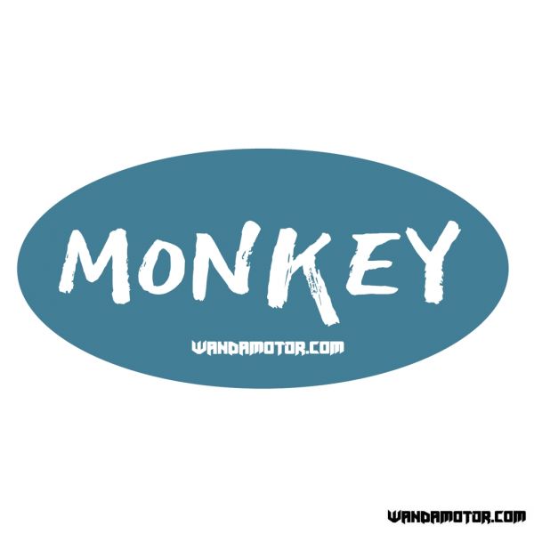Sivuposken tarra Monkey #15