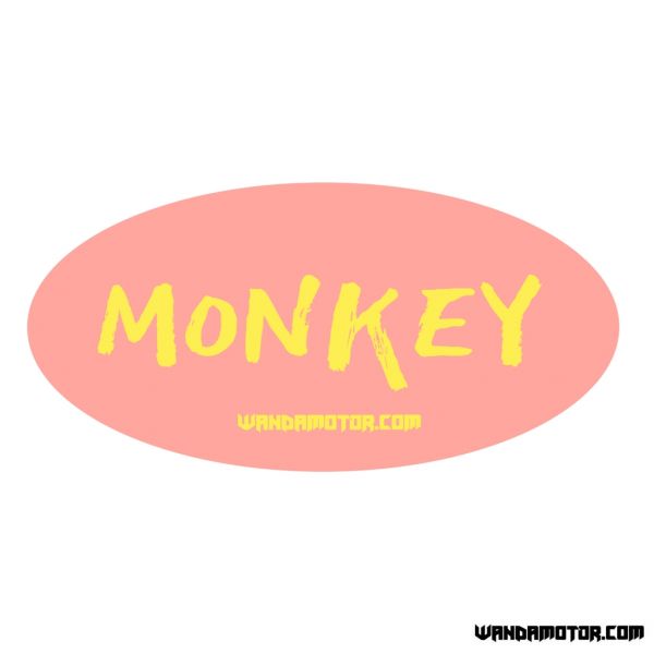 Sivuposken tarra Monkey #16