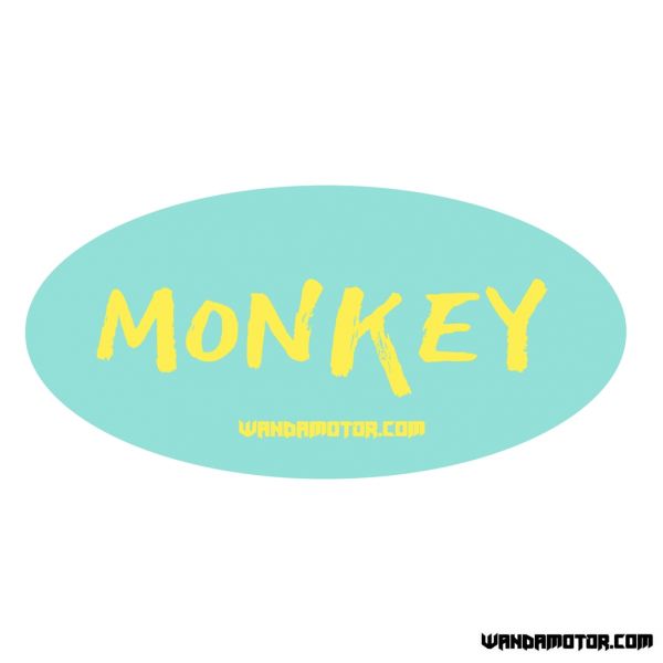 Sivuposken tarra Monkey #17-1