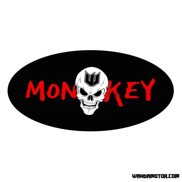 Side cover sticker Monkey Wanda 2-1