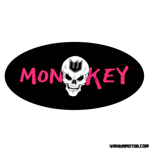 Sivuposken tarra Monkey Wanda 4-1