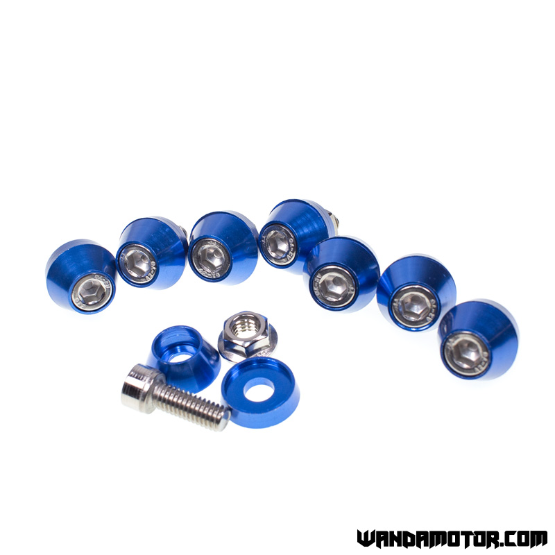 Wheel bolt set Monkey blue