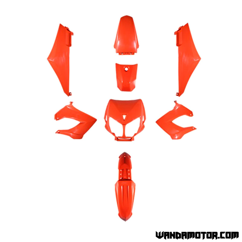 Plastic kit Derbi Senda X-Treme / X-Race red