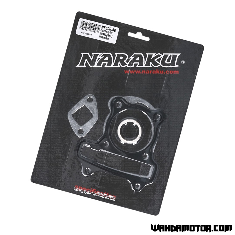 Gasket kit top end Naraku Chinese scooters 4T 90cc