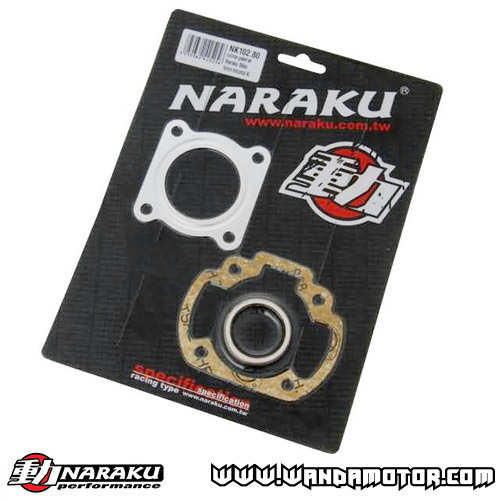 Gasket kit top end Naraku Kymco horizontal AC 50cc