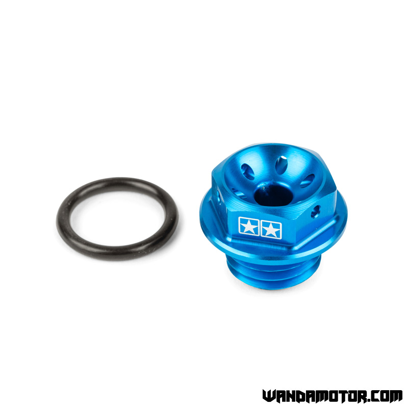 Oil filler cap Stage6 Minarelli AM6 blue