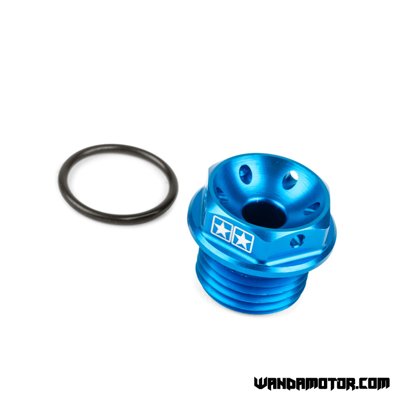 Oil filler cap Stage6 Derbi blue