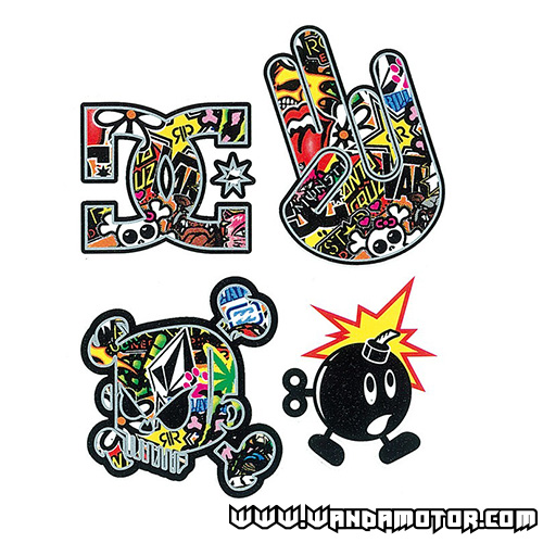 Sticker sheet Finger Bomb 120x95