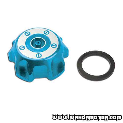 Fuel cap X-Limit, DT 50 blue (alloy)