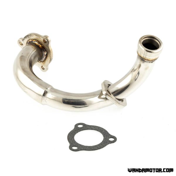 Exhaust tail pipe Derbi Senda Euro4 silver-2