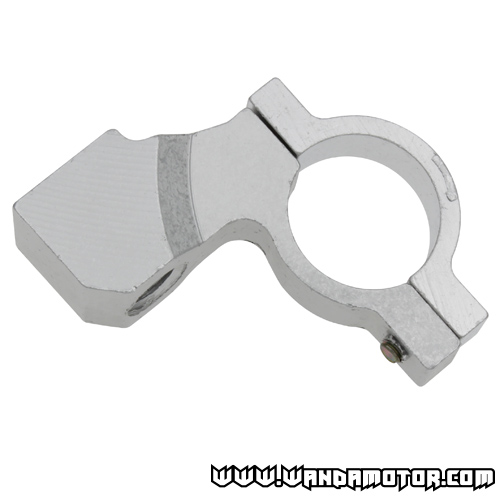 Mirror clamp 22mm silver