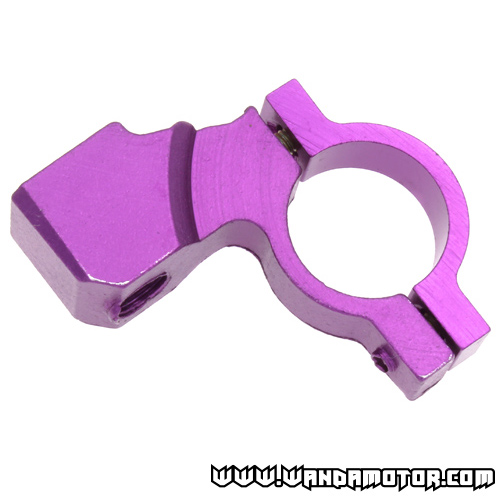 Mirror clamp 22mm purple