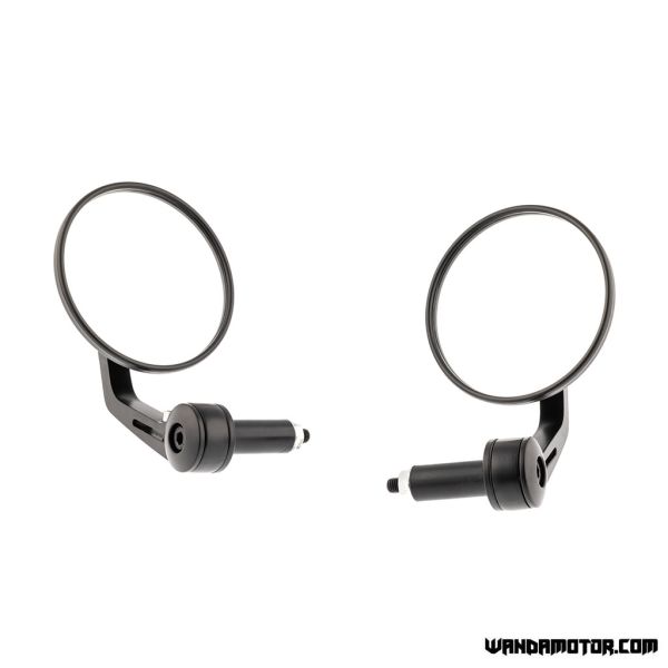 Mirror pair handlebar-end 105mm black