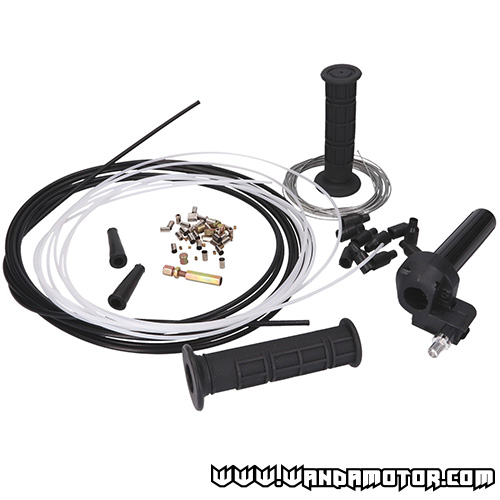 Quick action throttle kit universal black