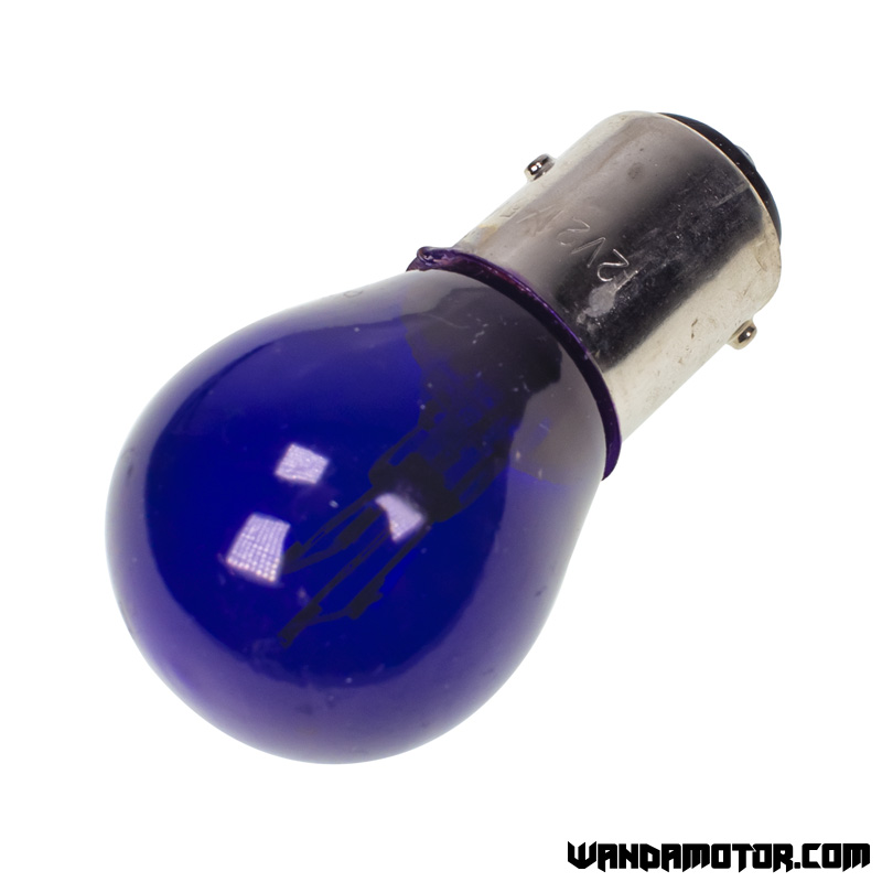 Bulb BAY15D 12V 21/5W blue