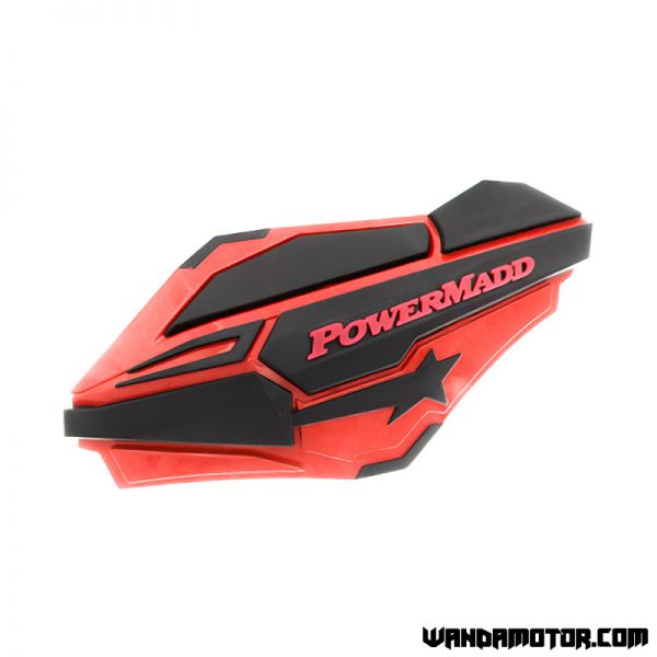 Handguards PowerMadd Sentinel red-2