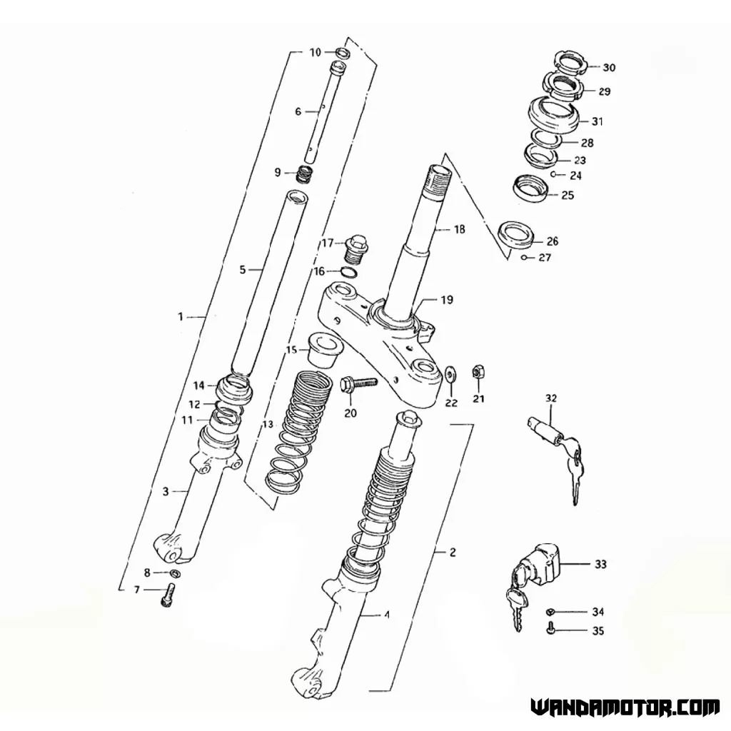 #13 PV50 front fork spring-3