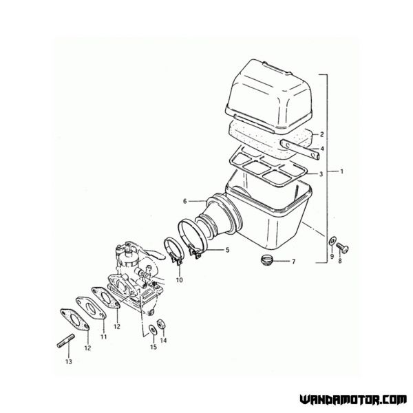 #11 PV50 carburetor gasket-2