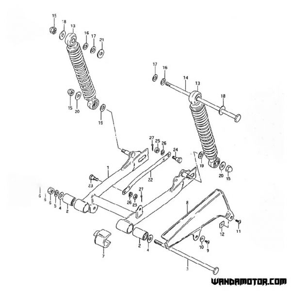 #07 Chain guide Suzuki PV-3