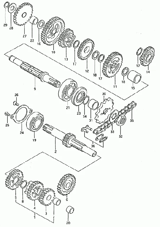 #02 PV50 clutch axle replacement-3