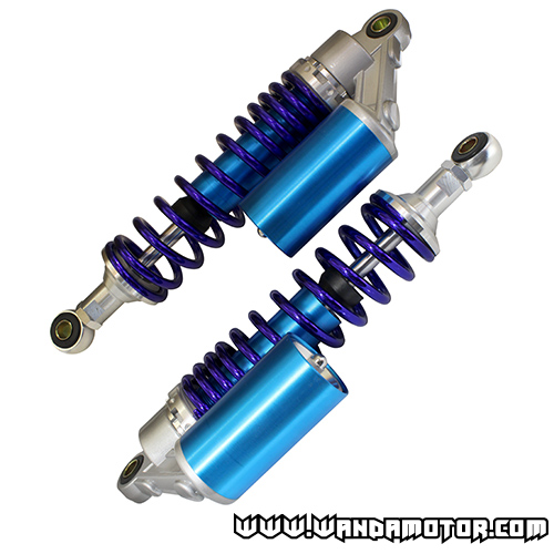 Ajotech Tanked rear shock absorber pair blue 320mm
