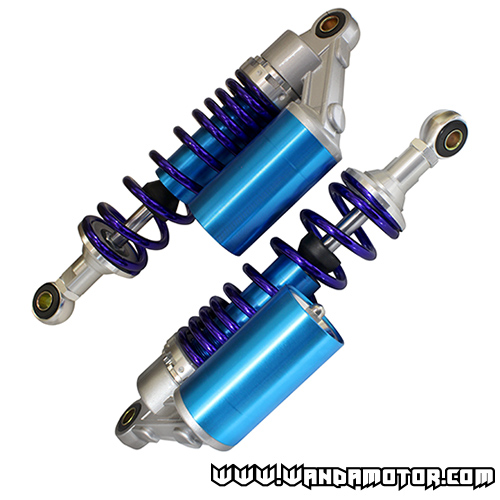 Ajotech Tanked rear shock absorber pair blue 300mm
