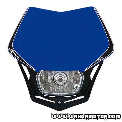 Headlight mask Racetech V-Face blue