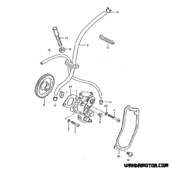 #08 PV50 oil pump gear-3