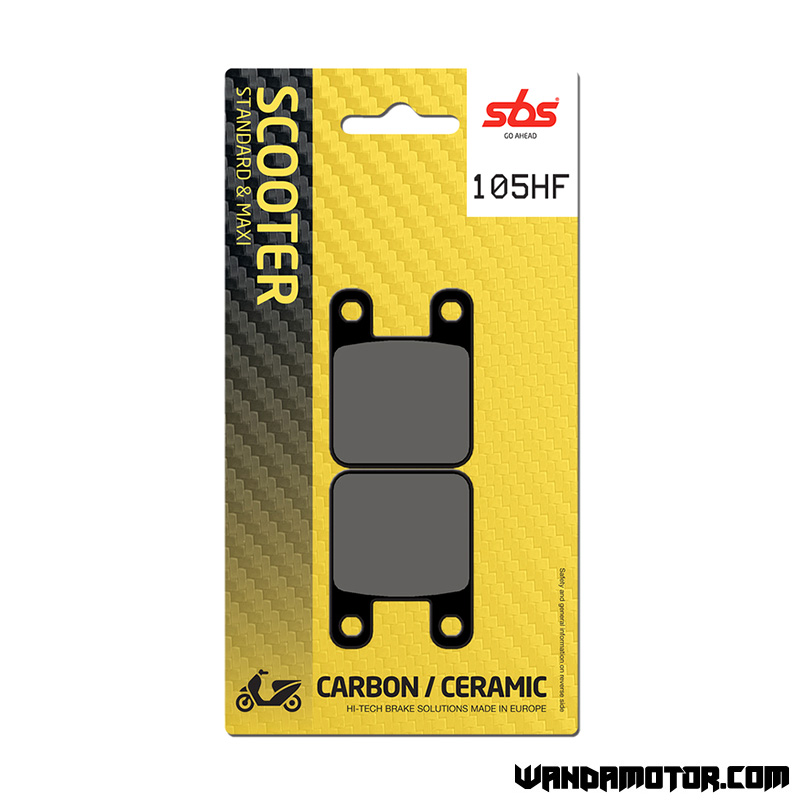 Brake pads SBS 105HF