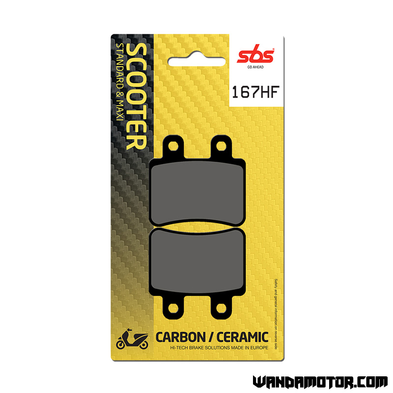 Brake pads SBS 167HF