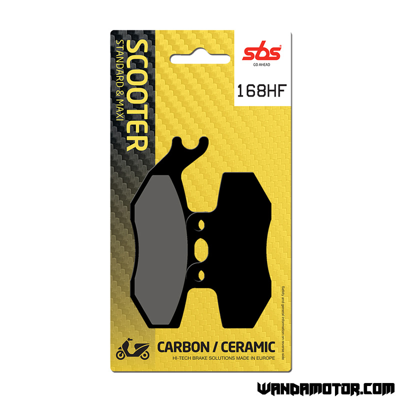 Brake pads SBS 168HF