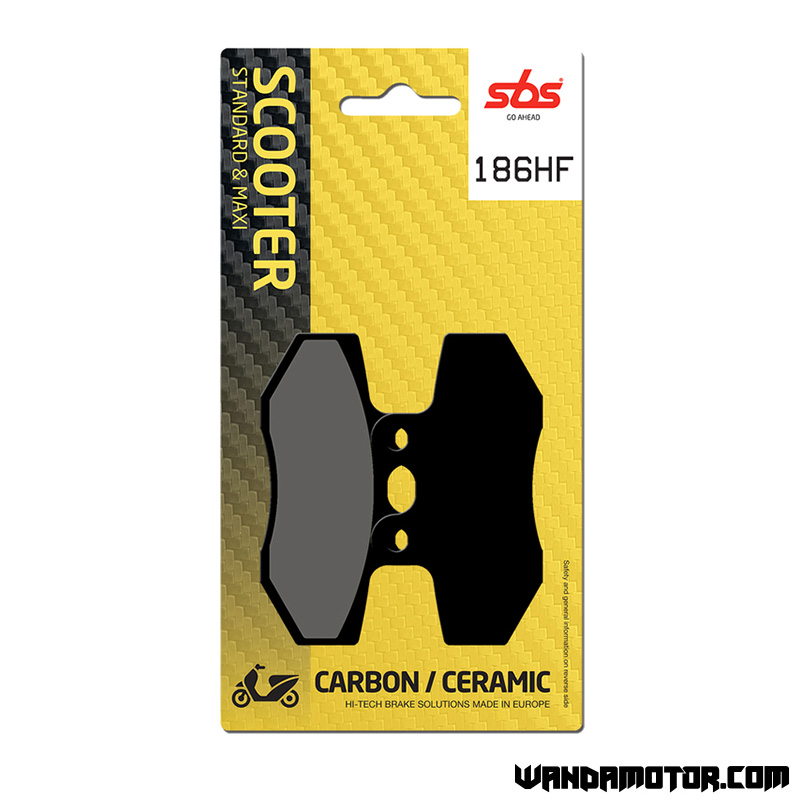 Brake pads SBS 186HF