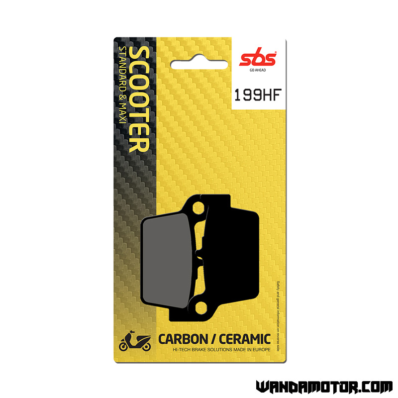 Brake pads SBS 199HF