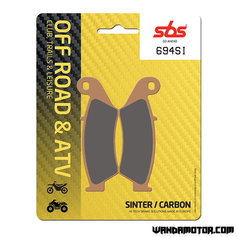 Front brake pads SBS 694SI sintered