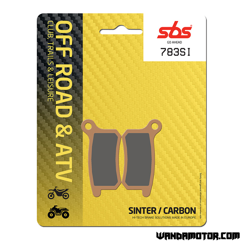 Brake pads SBS 783SI sintered