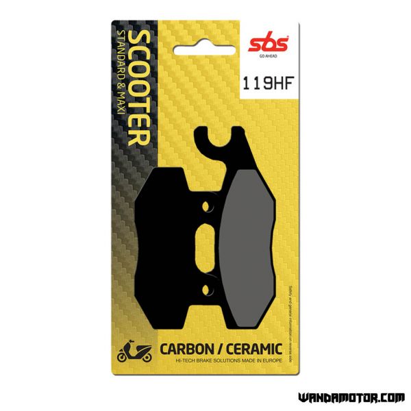 Brake pads SBS 119HF-1