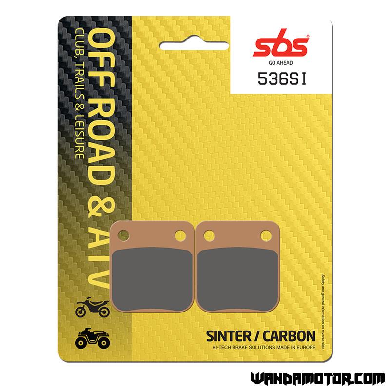 SBS brake pads front YFM/YFZ/YFS 200-450