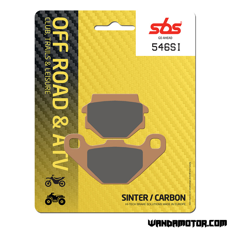 SBS brake pads rear 200 Phoenix '05-