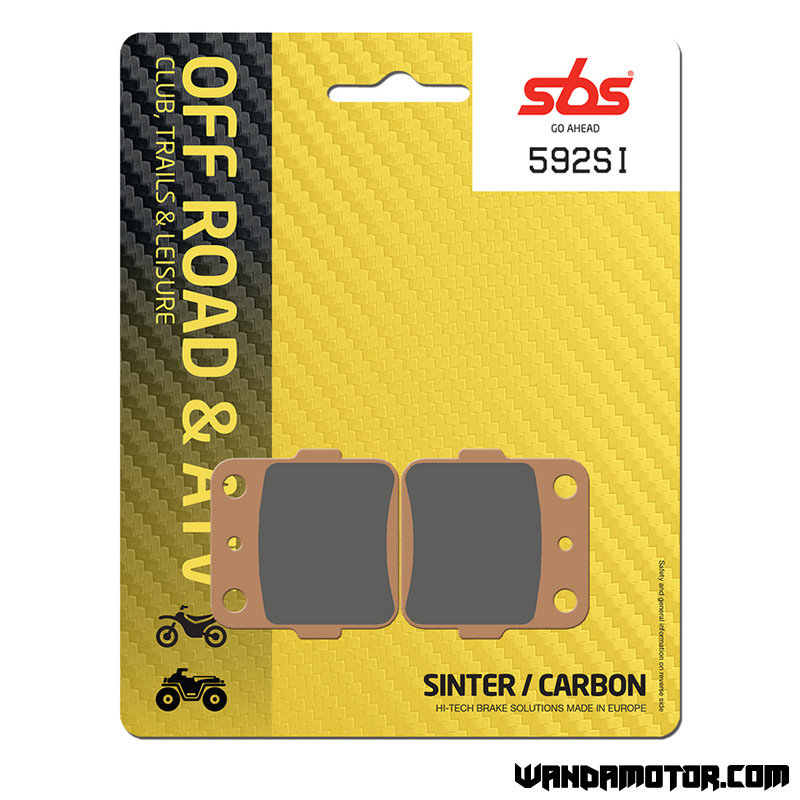 SBS brake pads front TRX 250-420