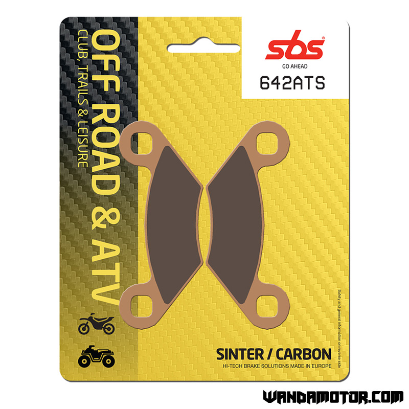 SBS brake pads front Polaris 300-800