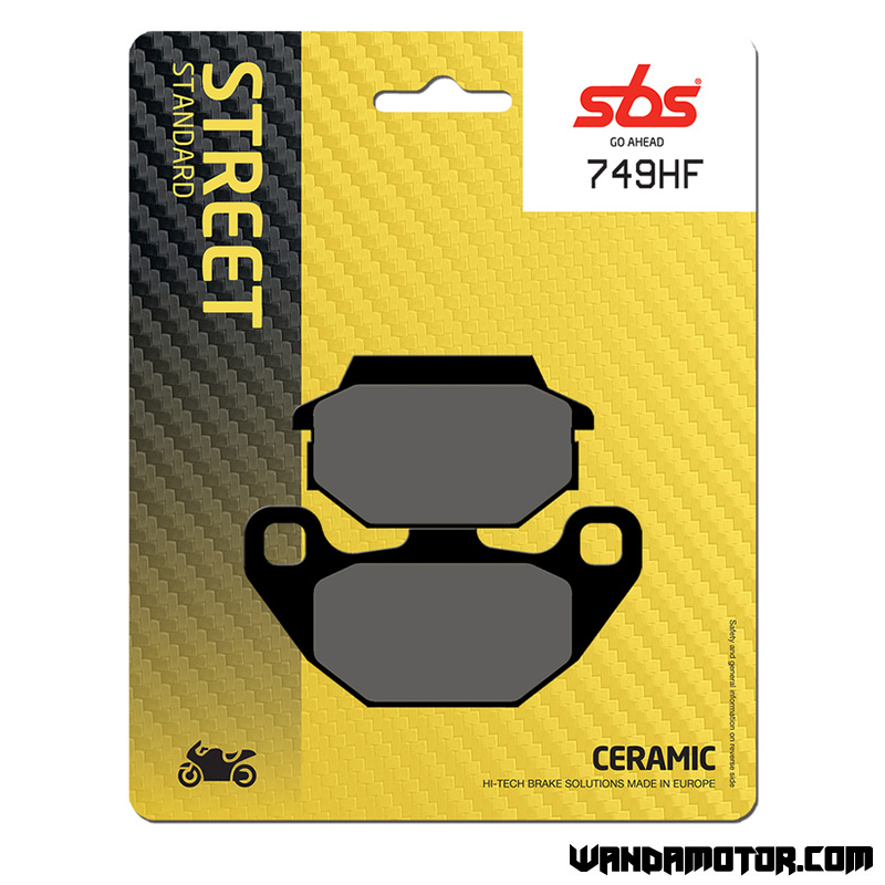 SBS brake pads rear Kymco 50-150cc